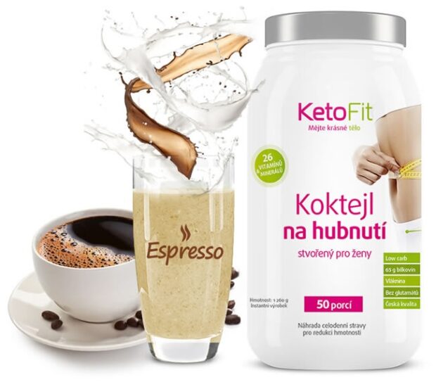 Espresso proteinový koktejl KetoFit